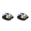 2Paires Mocassins Bébé PU Et 1
