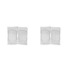 4Pièces Coudières Éponge Gris Support Élastique