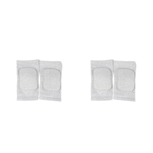 4Pièces Coudières Éponge Gris Support Élastique
