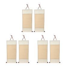 6Pièces Papier Chinois À Rouleau Pour Art Coloré
