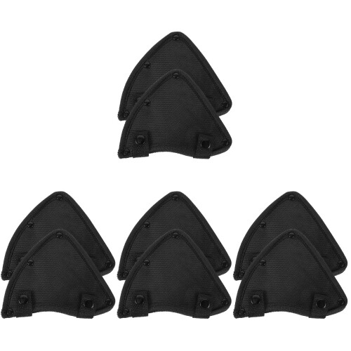 8Pièces Housses De En Nylon Noir Protecteur Durable Pour