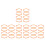 32Pièces Courroies Oranges Pour Machine À 1