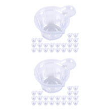 600Pcs Ergonomic Clear Plastic Urine Cups for Pregnancy and Lab Sample