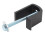 Durable Aluminum Truck Tool Box Clamp, Rust-Proof, Black 12