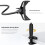 Flexible Arm Tablet Mount Holder for Bed Use with Double Clips for Secure Device Holding and Easy Adjustment 7