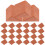 60Pcs Reusable Clay Mini Bricks for Detailed Miniature Building Craft 2