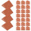 60Pcs Reusable Clay Mini Bricks for Detailed Miniature Building Craft 3