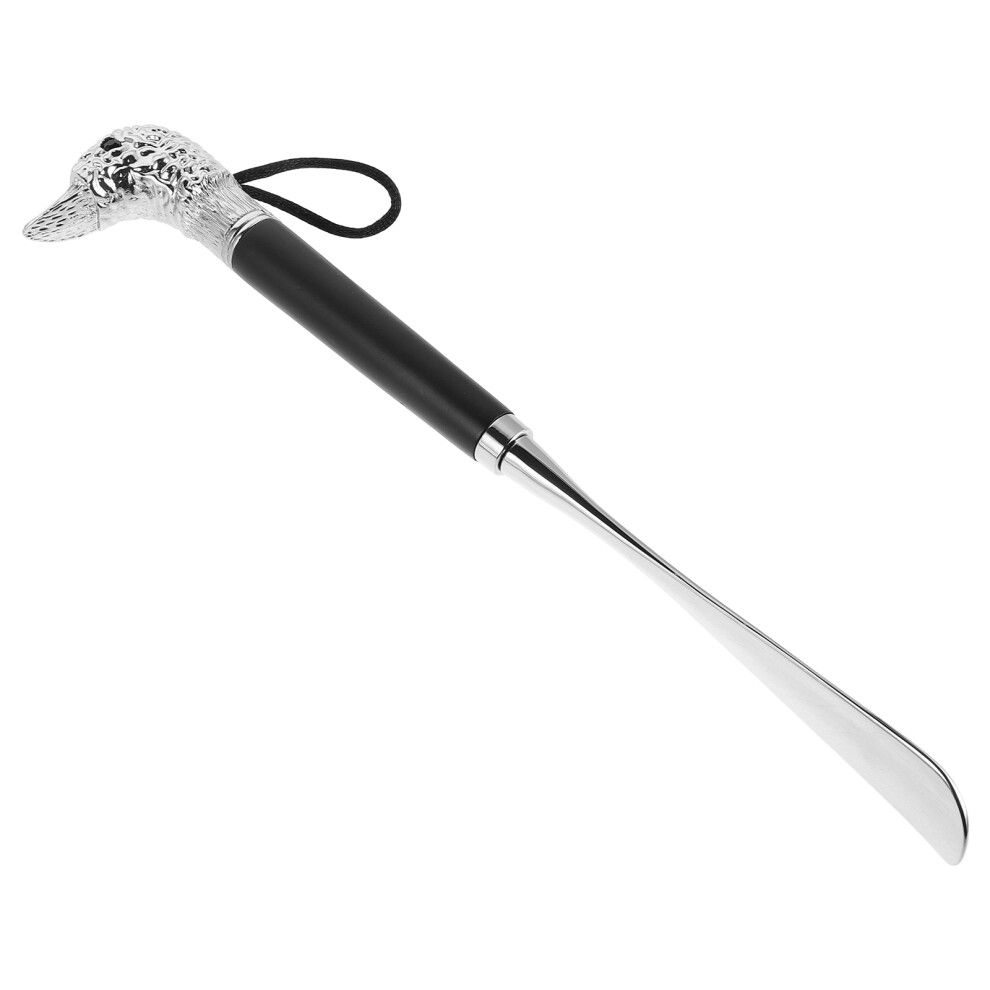 Artibetter Travel Friendly Metal Shoehorn With Wood Handle For Seniors Women