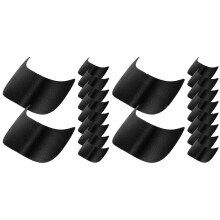 40Pièces Support Plastique Pour Rebord De Casquette Adulte Noir Léger