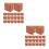 60Pcs Reusable Clay Mini Bricks for Detailed Miniature Building Craft 4