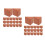 60Pcs Reusable Clay Mini Bricks for Detailed Miniature Building Craft 6