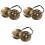 3Pièces Petites Cymbales En Cuivre Pour Percussion Et 4