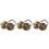 3Pièces Petites Cymbales En Cuivre Pour Percussion Et 5