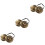 3Pièces Petites Cymbales En Cuivre Pour Percussion Et 6