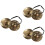 3Pièces Petites Cymbales En Cuivre Pour Percussion Et 7