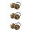 3Pièces Petites Cymbales En Cuivre Pour Percussion Et 9