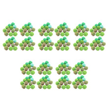 250Pcs Lightweight Miniature Plant Ball Ornaments for Model Scenery