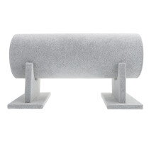 2Pcs Simple Scrunchies Holder Grey Hair Band Rack for Hair Accessories