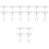 16Sets White Iron Ceiling Hooks Durable Plant Hangers for Home Use 4