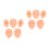 2Ensembles Modèles Silicone Piercing Entraînement Couleur Kaki 7