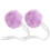 8Pièces Boules Fluffy Violet Pour Roller Accessoires Enfant 2