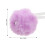 8Pièces Boules Fluffy Violet Pour Roller Accessoires Enfant 9