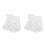 2Paires Mini Peluche Blanches Habillage Chic 4