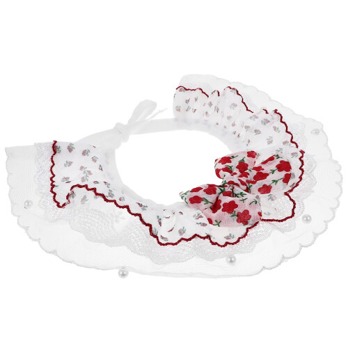 4Pièces Cols Pour Chat En Dentelle Confortables Ajustables 2