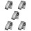 5Pièces Accessoire Poisson Inox À Prise Sûre Couleur Argent 9