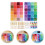 4Sets Assorted Color Polymer Clay Beads Kit for DIY Bracelet Craft 8