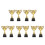 10Pièces Trophées Or Décor Compétition Remise Prix Étudiants 4