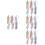 4Ensembles Marque-Pages Artisanaux DIY Forme Plume Décoratif 5