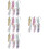 4Ensembles Marque-Pages Artisanaux DIY Forme Plume Décoratif 6