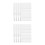 120Pcs Smooth Silicone Lip Brushes for Makeup and Lip Gloss in White 7