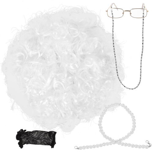 2Ensembles Costume Et Perruque Pour Fête 1