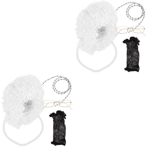 2Ensembles Costume Et Perruque Pour Fête 2