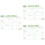 3Pièces Calendrier Menu Effaçable PVC Pour 7