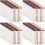Stickers Faux Sourcils Marron Décor Waterproof Durable 6