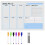 5Ensembles Tableau Effaçable Transparent 3