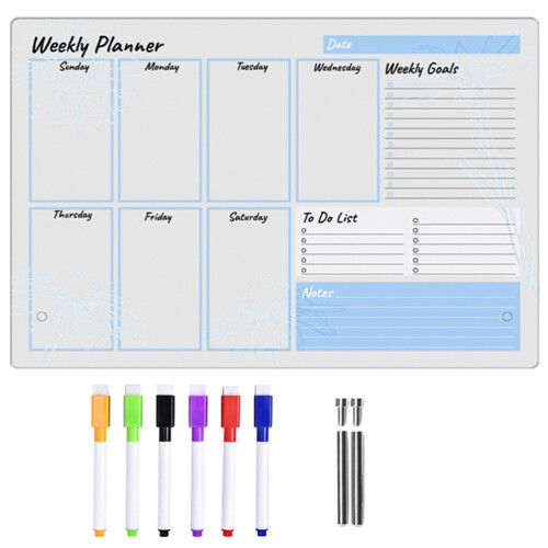 5Ensembles Tableau Effaçable Transparent 2