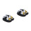 2Paires Mocassins Bébé PU Et 6