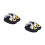 2Paires Mocassins Bébé PU Et 7