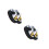 2Paires Mocassins Bébé PU Et 9