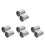 8Pièces Terminaisons Rampe Escalier Acier Inoxydable Élégantes Argent 5