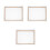 3Pièces Cadre En Bois Pour Fabrication Mesh DIY 4