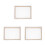 3Pièces Cadre En Bois Pour Fabrication Mesh DIY 6