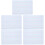 5Pièces Tableaux Blancs Effaçables Multi Usage Compact Pour 7