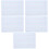 5Pièces Tableaux Blancs Effaçables Multi Usage Compact Pour 8