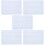 5Pièces Tableaux Blancs Effaçables Multi Usage Compact Pour 9