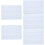 5Pièces Tableaux Blancs Effaçables Multi Usage Compact Pour 11